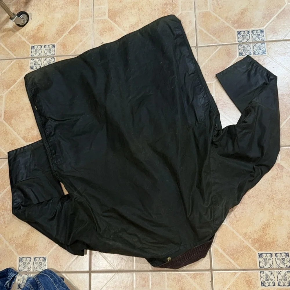Barbour wax coated jacket coat - Picture 6 of 6